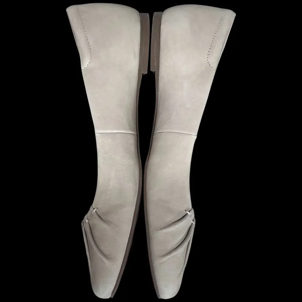 BLONDO Jannet J.Jill Women's 7 Sand Flats Ballet Leather Water Resistant Comfort